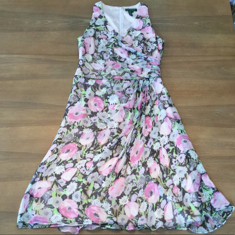 Lauren by Ralph Lauren Floral Dress